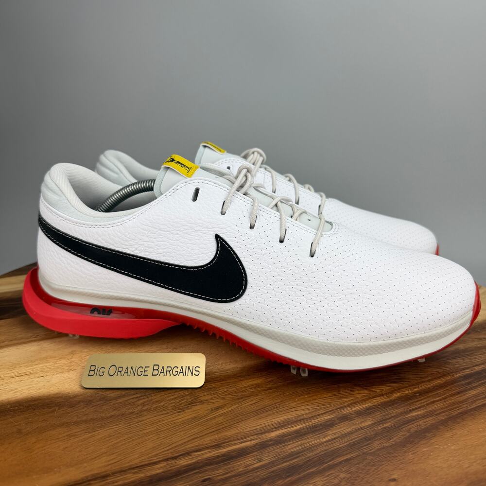 Nike Air Zoom Victory Tour 3 Golf Shoes White Red Men's 14 NWT DV6798-101